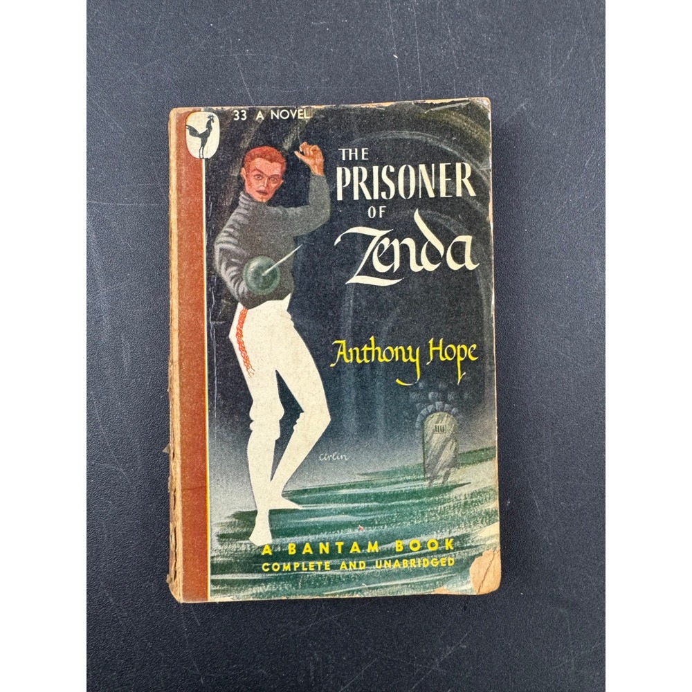 The Prisoner‎ of Zenda Anthony Hope Bantam Books 1946 Vintage Paperback 33 Novel